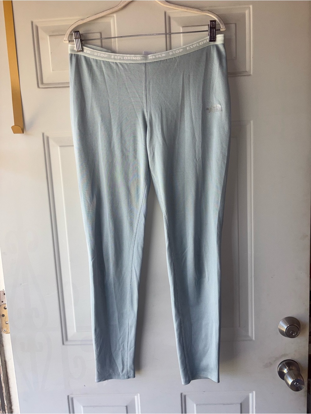The North Face gray base layer leggings size M